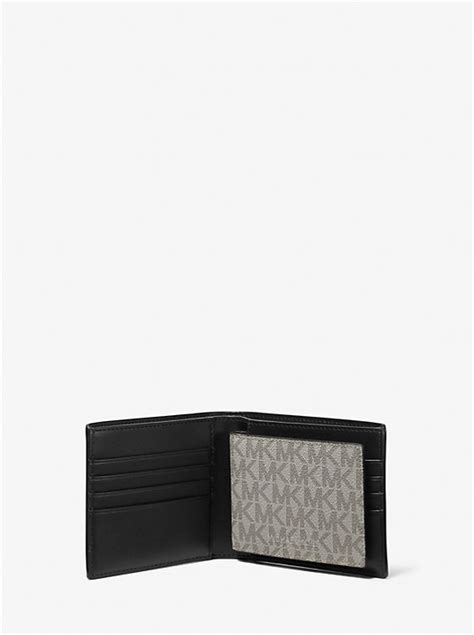 Cooper Signature Logo Billfold Wallet With Passcase.